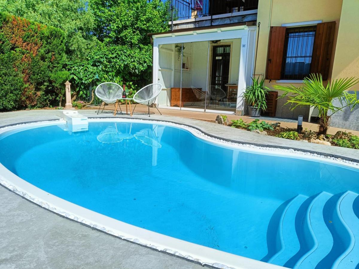Picnic Room And Pool Castelnuovo del Garda Ngoại thất bức ảnh